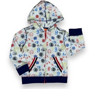 Joe Fresh Toddler Zip Up Graffiti Jacket!